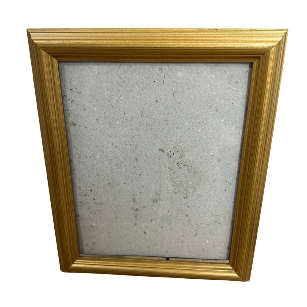 Vintage Gold Solid Wood Picture Frame 8x10 Standing Hanging Decor